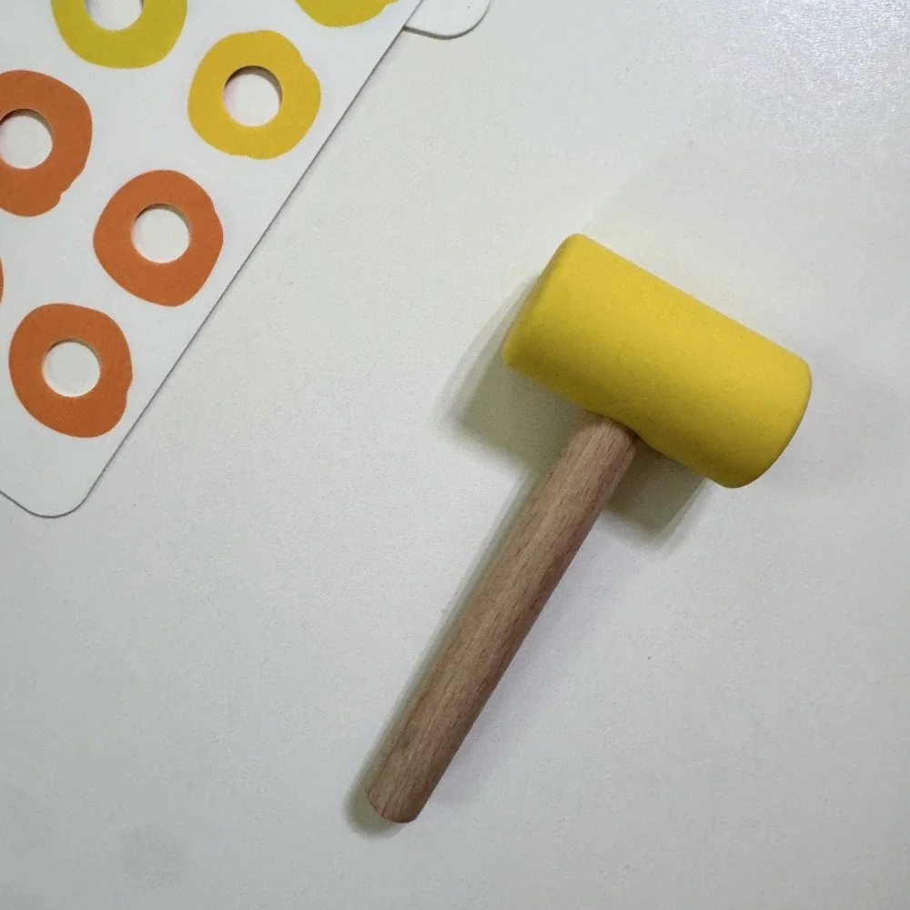Lovevery Match And Tap Hammer & Wooden Box Investigator Kit Montessori *NO PEGS*